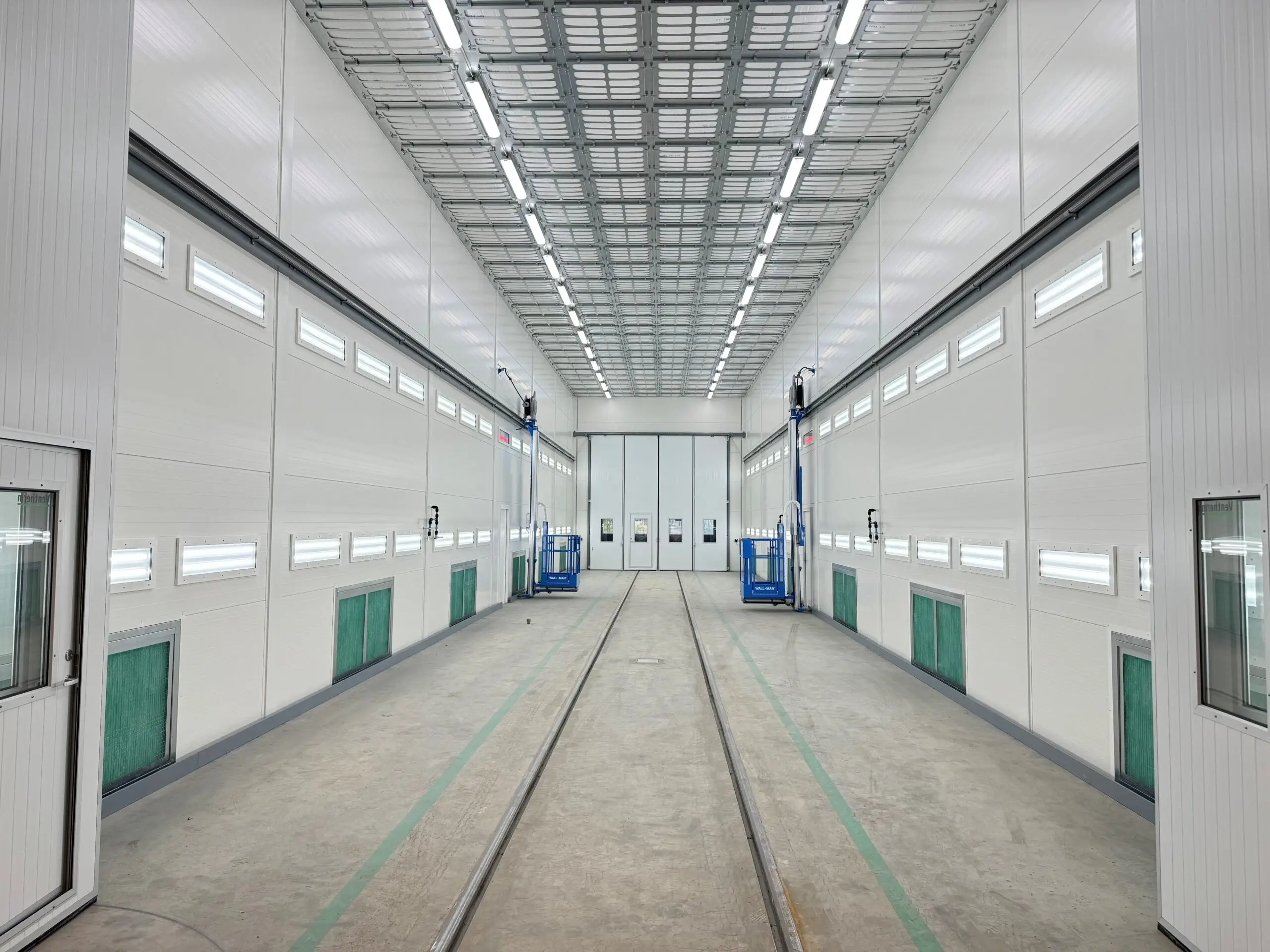 Paint booth for Alstom